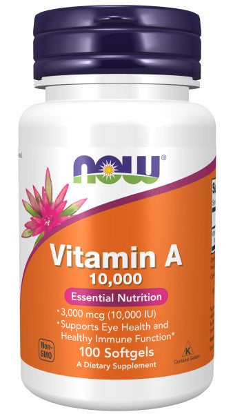 now-foods-vitamin-a-10-000-iu-100-softgels - Supplements-Natural & Organic Vitamins-Essentials4me