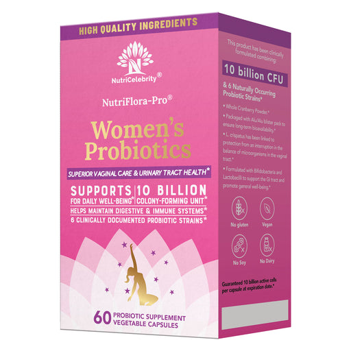 nutricelebrity-nutriflora-pro-superior-vaginal-care-and-urinary-tract-health - Supplements-Natural & Organic Vitamins-Essentials4me