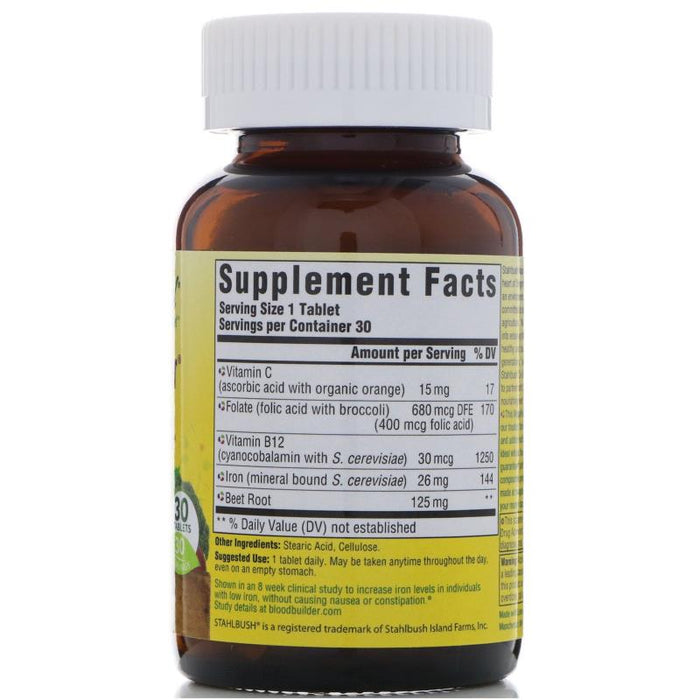 megafood-blood-builder-30-tablets - Supplements-Natural & Organic Vitamins-Essentials4me