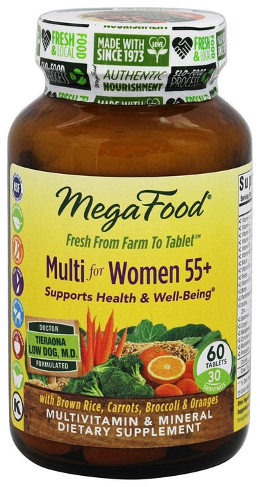 megafood-multi-for-women-over-55-60-tablets - Supplements-Natural & Organic Vitamins-Essentials4me