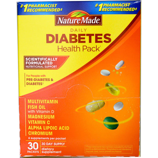 nature-made-diabetes-daily-health-pack-30-packets - Supplements-Natural & Organic Vitamins-Essentials4me
