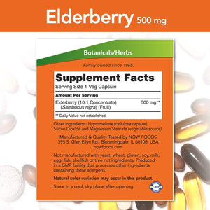 now-foods-elderberry-500-mg-120-veg-capsules - Supplements-Natural & Organic Vitamins-Essentials4me