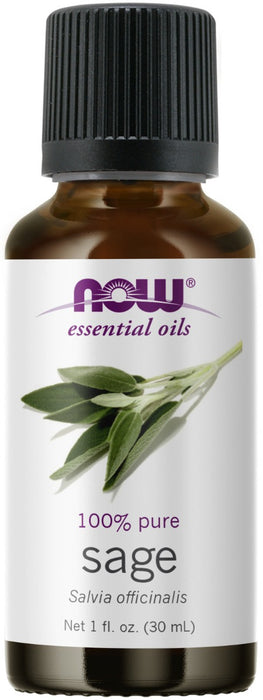 now-essential-oils-sage-oil-100-pure-vegan-1-fl-oz-30-ml - Supplements-Natural & Organic Vitamins-Essentials4me