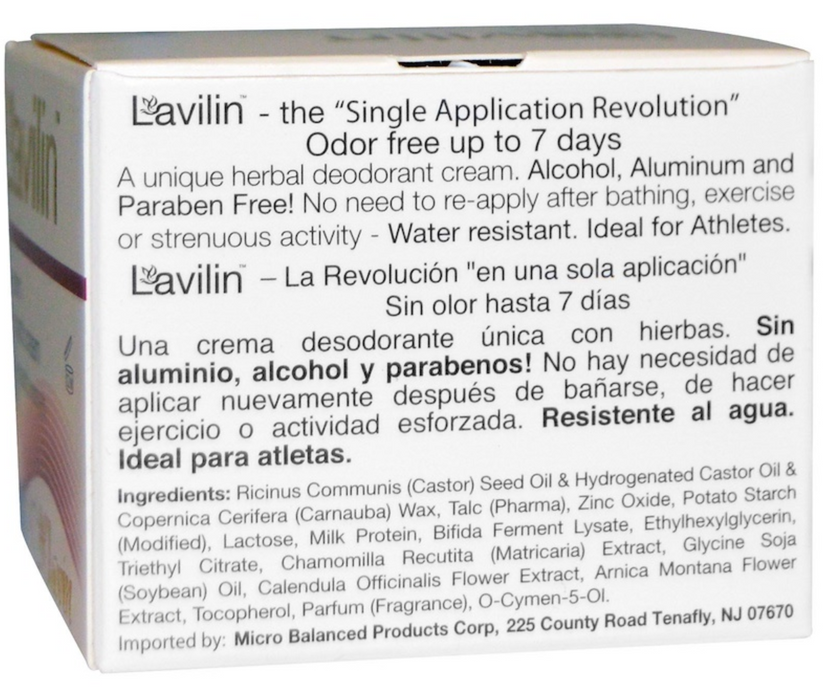 now-food-hlavin-lavilin-bio-balance-underarm-deodorant-cream-0-44-oz - Supplements-Natural & Organic Vitamins-Essentials4me