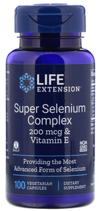 life-extension-super-selenium-complex-100-vegetarian-capsules - Supplements-Natural & Organic Vitamins-Essentials4me