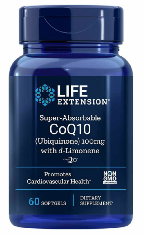 life-extension-super-absorbable-coq10-ubiquinone-with-d-limonene-100-mg-60-softgels - Supplements-Natural & Organic Vitamins-Essentials4me