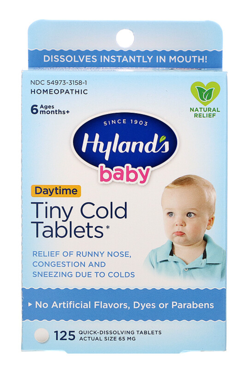 Infant Cold Tablets Hyland's Baby Tiny Cold Tablets, 125 Count
