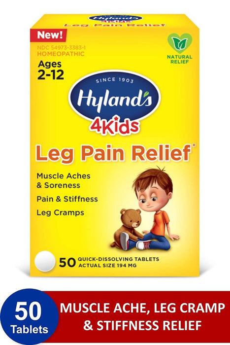 hylands-4-kids-leg-pain-relief-50ct - Supplements-Natural & Organic Vitamins-Essentials4me