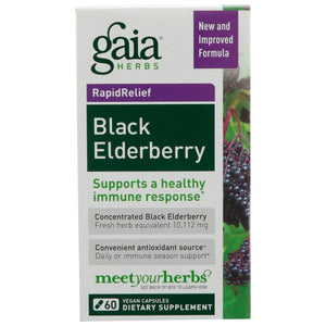 gaia-herbs-black-elderberry-60-vegan-capsules - Supplements-Natural & Organic Vitamins-Essentials4me