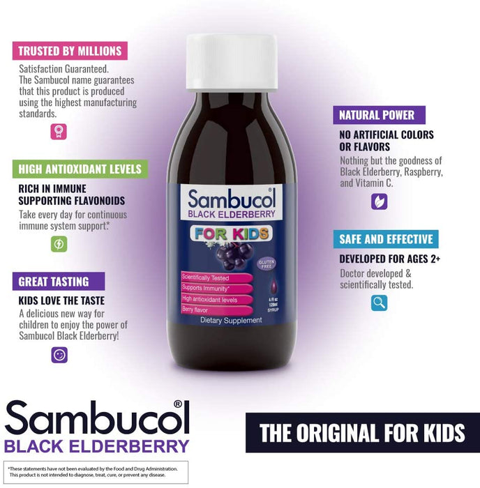 sambucol-black-elderberry-syrup-for-kids-berry-flavor-7-8-fl-oz-230-ml - Supplements-Natural & Organic Vitamins-Essentials4me