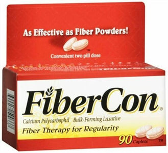 fibercon-fiber-therapy-for-regularity-90ct - Supplements-Natural & Organic Vitamins-Essentials4me