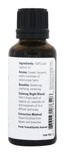 now-foods-100-pure-essential-oil-cypress-1-oz - Supplements-Natural & Organic Vitamins-Essentials4me
