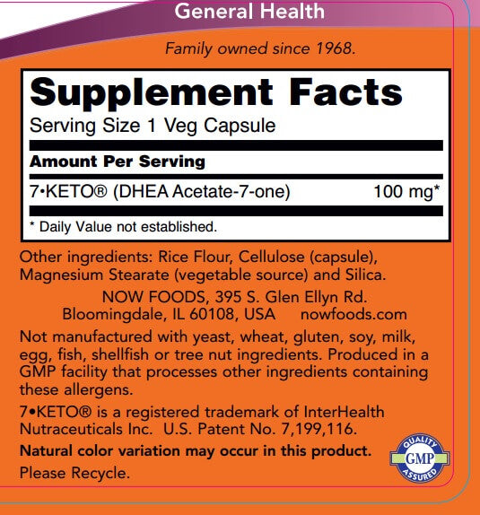 now-foods-7-keto-100-mg-60-vcaps - Supplements-Natural & Organic Vitamins-Essentials4me