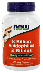 now-foods-acidophilus-bifidus-8-billion-120-capsules - Supplements-Natural & Organic Vitamins-Essentials4me