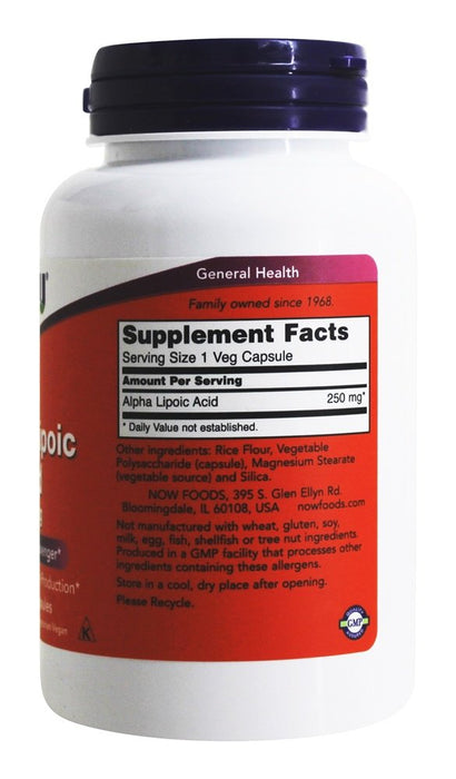 now-foods-alpha-lipoic-acid-250-mg-120-veg-capsules - Supplements-Natural & Organic Vitamins-Essentials4me