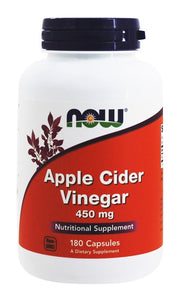 now-foods-apple-cider-vinegar-450-mg-180-capsules - Supplements-Natural & Organic Vitamins-Essentials4me