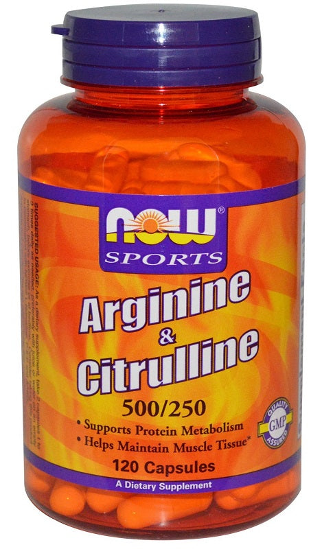 now-foods-arginine-citrulline-500-250-120-capsules - Supplements-Natural & Organic Vitamins-Essentials4me