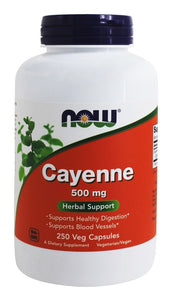 now-foods-cayenne-500-mg-250-capsules - Supplements-Natural & Organic Vitamins-Essentials4me