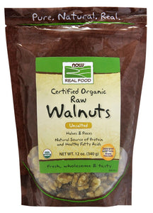 now-foods-certified-organic-raw-walnuts - Supplements-Natural & Organic Vitamins-Essentials4me