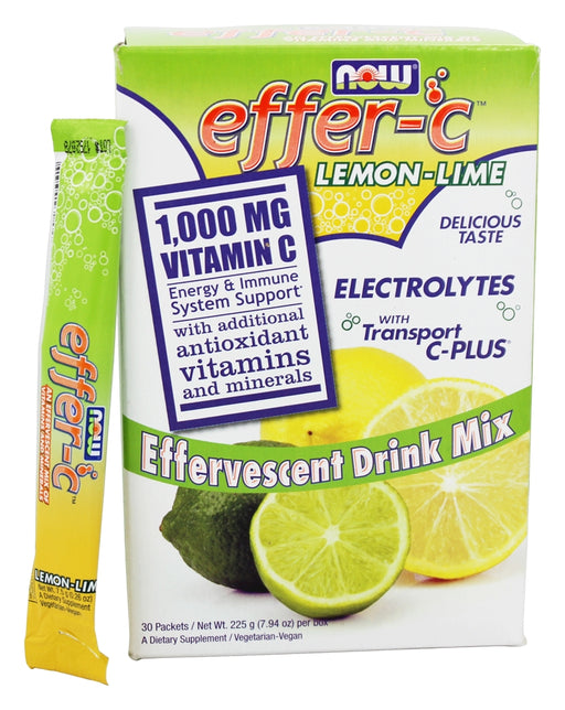 now-foods-effer-c-vitamin-c-mix-30-packets - Supplements-Natural & Organic Vitamins-Essentials4me