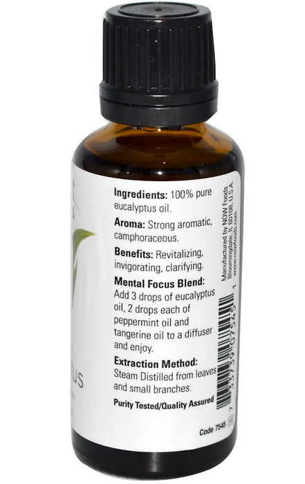 now-foods-essential-oils-eucalyptus-1-fl-oz-30-ml - Supplements-Natural & Organic Vitamins-Essentials4me