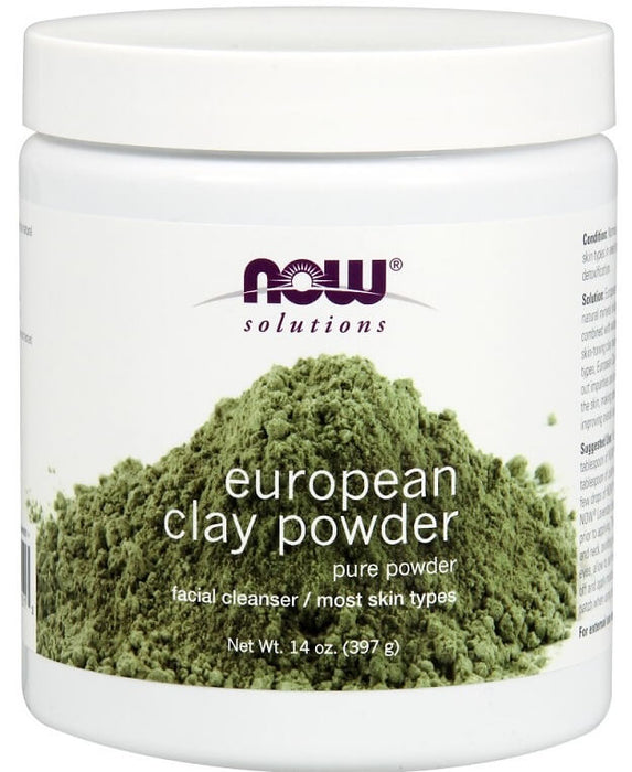 now-foods-solutions-european-clay-powder-14-oz - Supplements-Natural & Organic Vitamins-Essentials4me