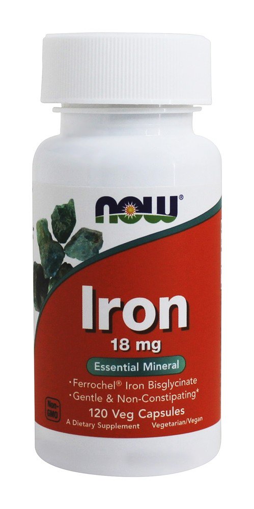 now-foods-iron-18-mg-120-veggie-capsules - Supplements-Natural & Organic Vitamins-Essentials4me