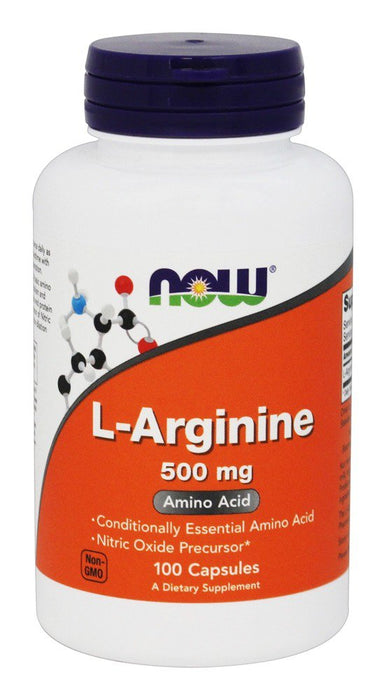 now-foods-l-arginine-500-mg-100-capsules - Supplements-Natural & Organic Vitamins-Essentials4me
