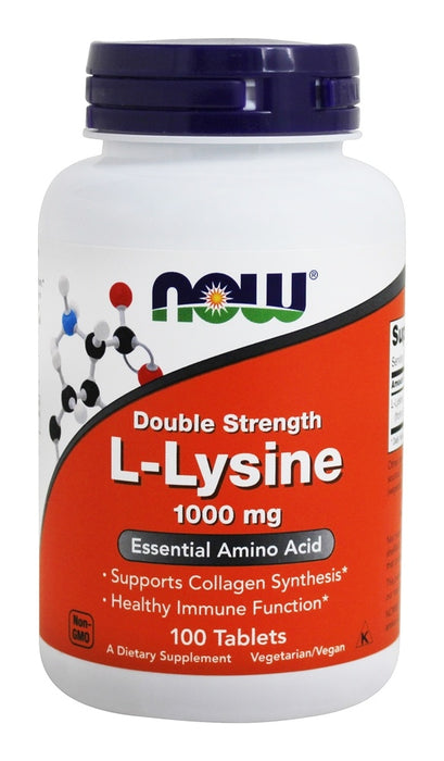 now-foods-l-lysine-1000-mg-100-tablets - Supplements-Natural & Organic Vitamins-Essentials4me