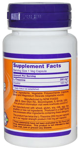 Now Foods L-teanina 100 Mg Con Te Verde, 90 Capsule - Foto 3