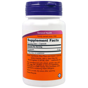 now-foods-melatonin-3-mg-60-capsules - Supplements-Natural & Organic Vitamins-Essentials4me