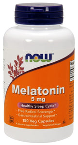 now-foods-melatonin-high-potency-5-mg-180-vcaps - Supplements-Natural & Organic Vitamins-Essentials4me