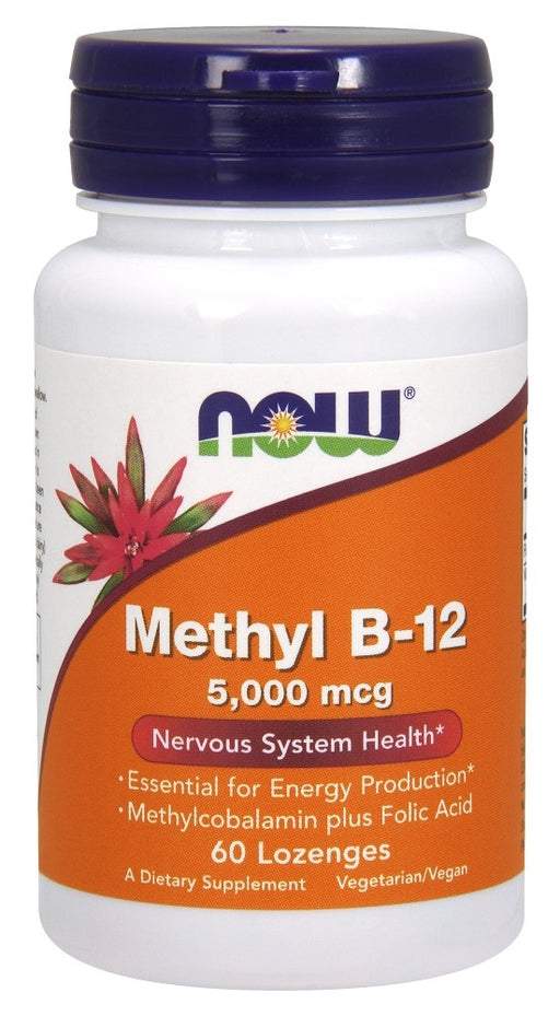 now-foods-methyl-b-12-5000-mcg-60-lozenges - Supplements-Natural & Organic Vitamins-Essentials4me