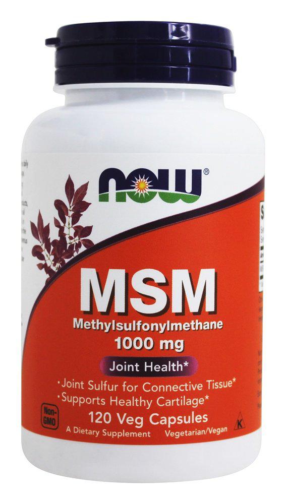 thumbnail image 2 of NOW Foods MSM 1000 Mg – 240 Vegetarian Capsules – Non-GMO, GMP Quality – Bone & Joint Support 2 of 5