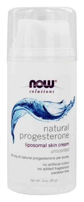 now-foods-natural-progesterone-cream-liposomal-skin-cream-3-oz - Supplements-Natural & Organic Vitamins-Essentials4me