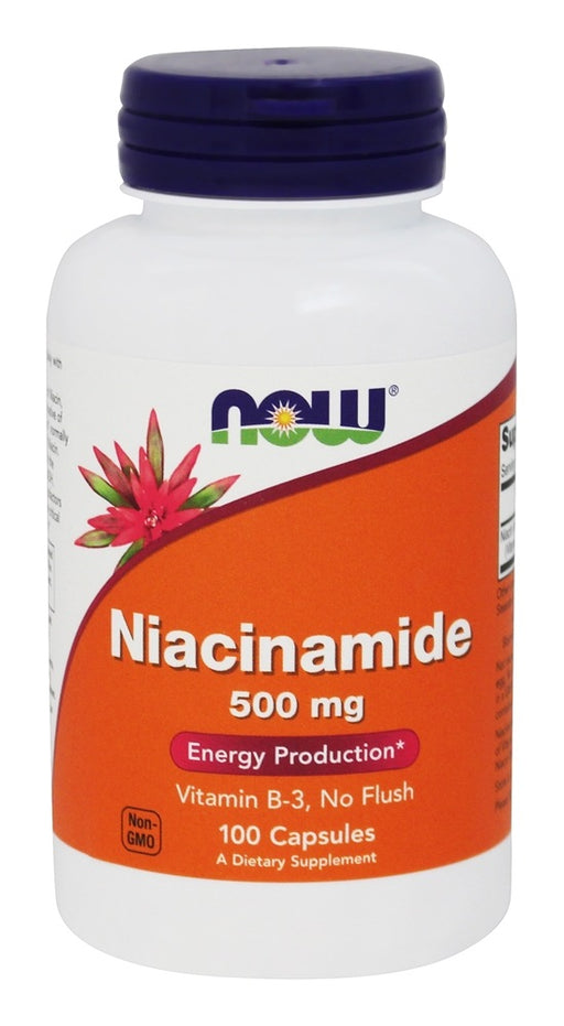 now-foods-niacinamide-500-mg-100-capsules - Supplements-Natural & Organic Vitamins-Essentials4me