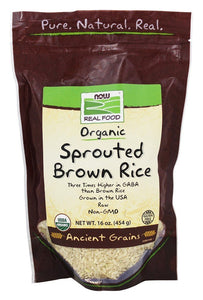 now-foods-organic-sprouted-brown-rice-16-oz-454-g - Supplements-Natural & Organic Vitamins-Essentials4me