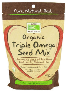 now-foods-organic-triple-omega-seed-mix-12-oz-340-g - Supplements-Natural & Organic Vitamins-Essentials4me