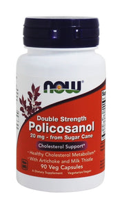 now-foods-policosanol-double-strength-20-mg-90-vegetarian-capsules - Supplements-Natural & Organic Vitamins-Essentials4me