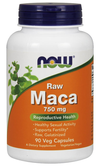 now-foods-raw-maca-750-mg-90-veg-caps - Supplements-Natural & Organic Vitamins-Essentials4me