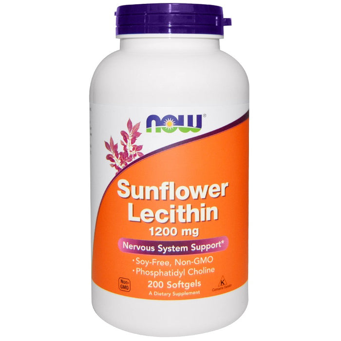 now-foods-sunflower-lecithin-1200-mg-200-softgels - Supplements-Natural & Organic Vitamins-Essentials4me
