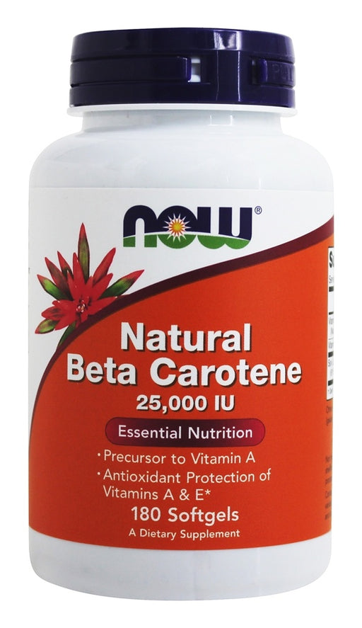 now-foods-natural-beta-carotene-25-000-iu-180-softgels - Supplements-Natural & Organic Vitamins-Essentials4me