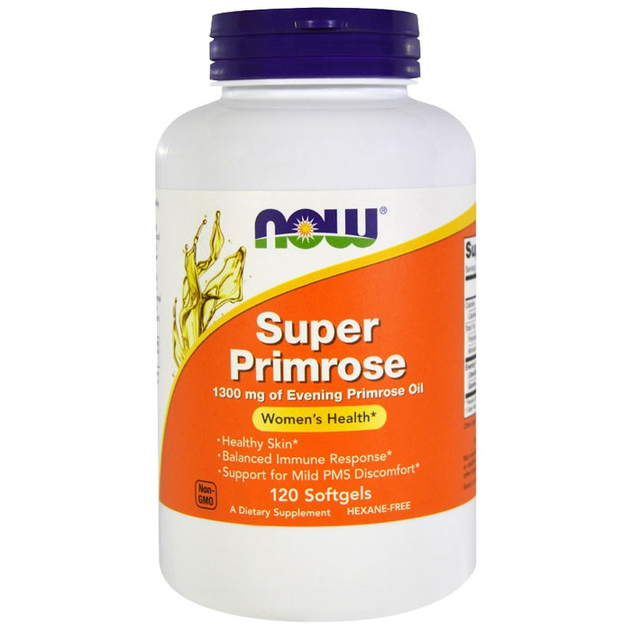 now-foods-super-primrose-evening-primrose-oil-120-softgels - Supplements-Natural & Organic Vitamins-Essentials4me