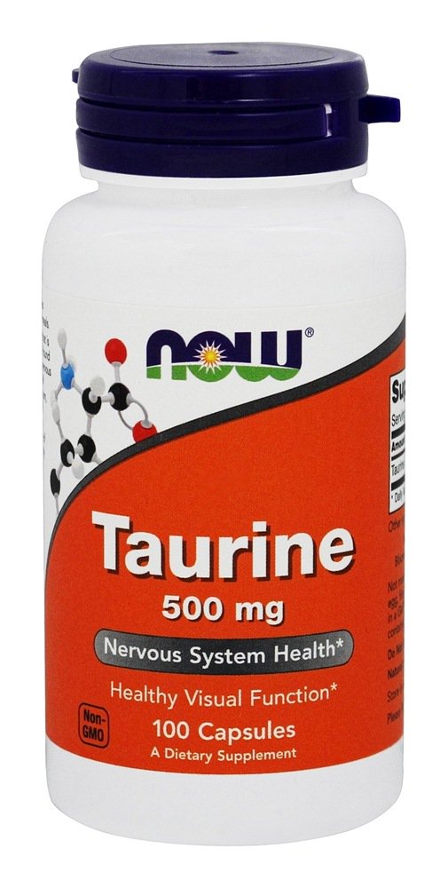 now-foods-taurine-500-mg-100-capsules - Supplements-Natural & Organic Vitamins-Essentials4me