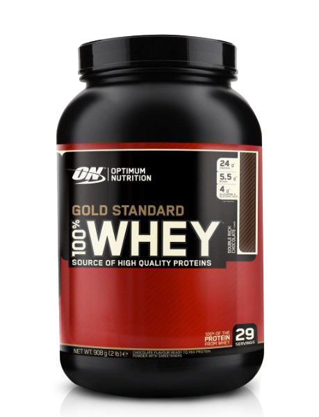 optimum-nutrition-whey-gold-standard-protein-chocolate-2-lb-909-g - Supplements-Natural & Organic Vitamins-Essentials4me