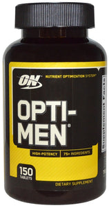 optimum-nutrition-opti-men-multivitamin-150-tablets - Supplements-Natural & Organic Vitamins-Essentials4me