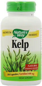 natures-way-kelp-180-capsules - Supplements-Natural & Organic Vitamins-Essentials4me