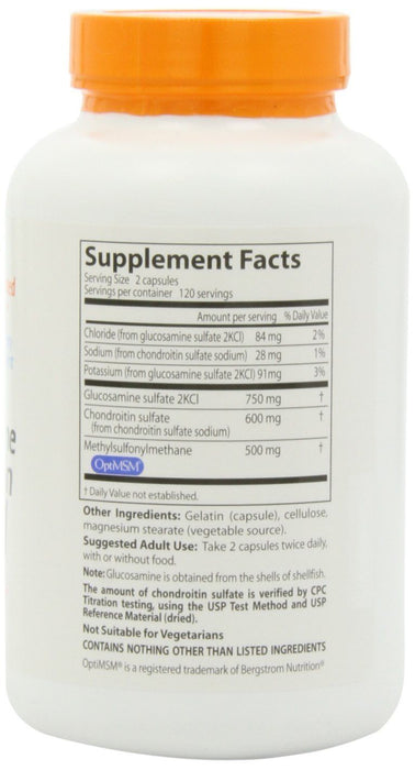doctors-best-glucosamine-chondroitin-msm-240-capsules - Supplements-Natural & Organic Vitamins-Essentials4me