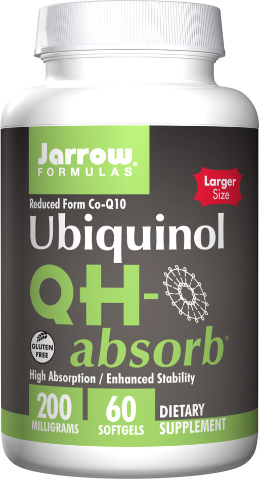 jarrow-formulas-qh-absorb-200-mg-60-softgels - Supplements-Natural & Organic Vitamins-Essentials4me