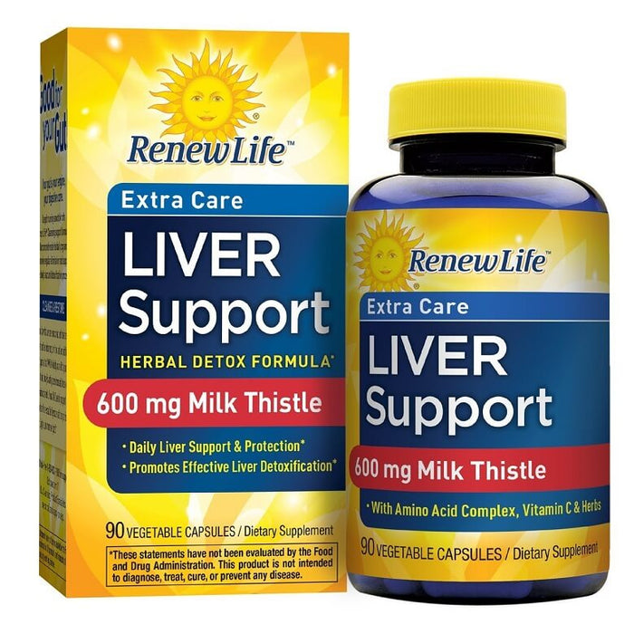 renew-life-extra-care-liver-support-90-vegetable-capsules - Supplements-Natural & Organic Vitamins-Essentials4me
